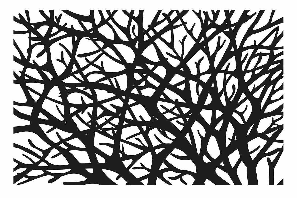 Tree Pattern Laser Cut Vector Set, an Illustration by BIPLOB EXPERT