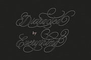 Bridgerton Outline, a Script Font by Has_rizal (Thumbnail 6 of 15)