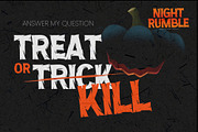 NIGHT RUMBLE - Strong Textured Typef, a Font by Gassstype (Thumbnail 5 of 8)