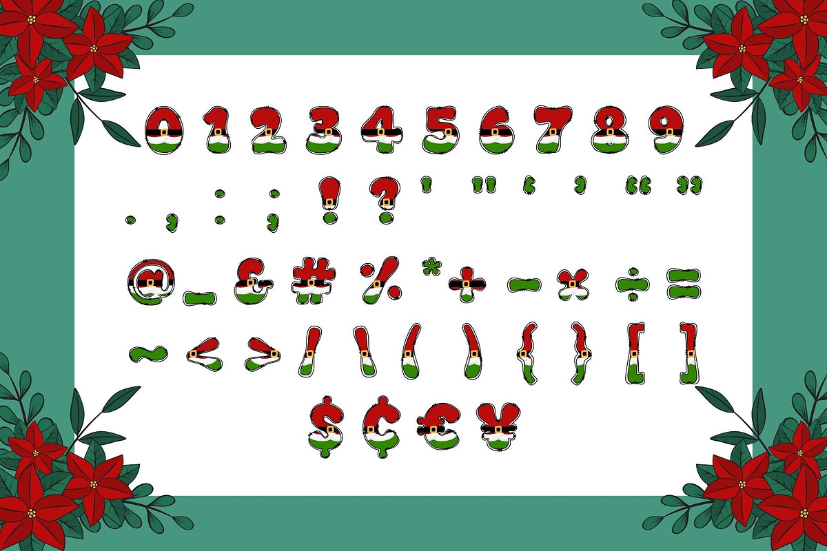 Fox Grinch Color Font, a Symbol Font by Fox7 By Rattana (Photo 5 of 9)