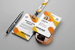 High Quality ID Card Mockup, a Pens & Pencil Mockup by Artlogs x Modaldesain