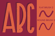 Procreate Monoweight Brush Pack, a Brush Add-On by K McCormack Designs (Thumbnail 3 of 6)