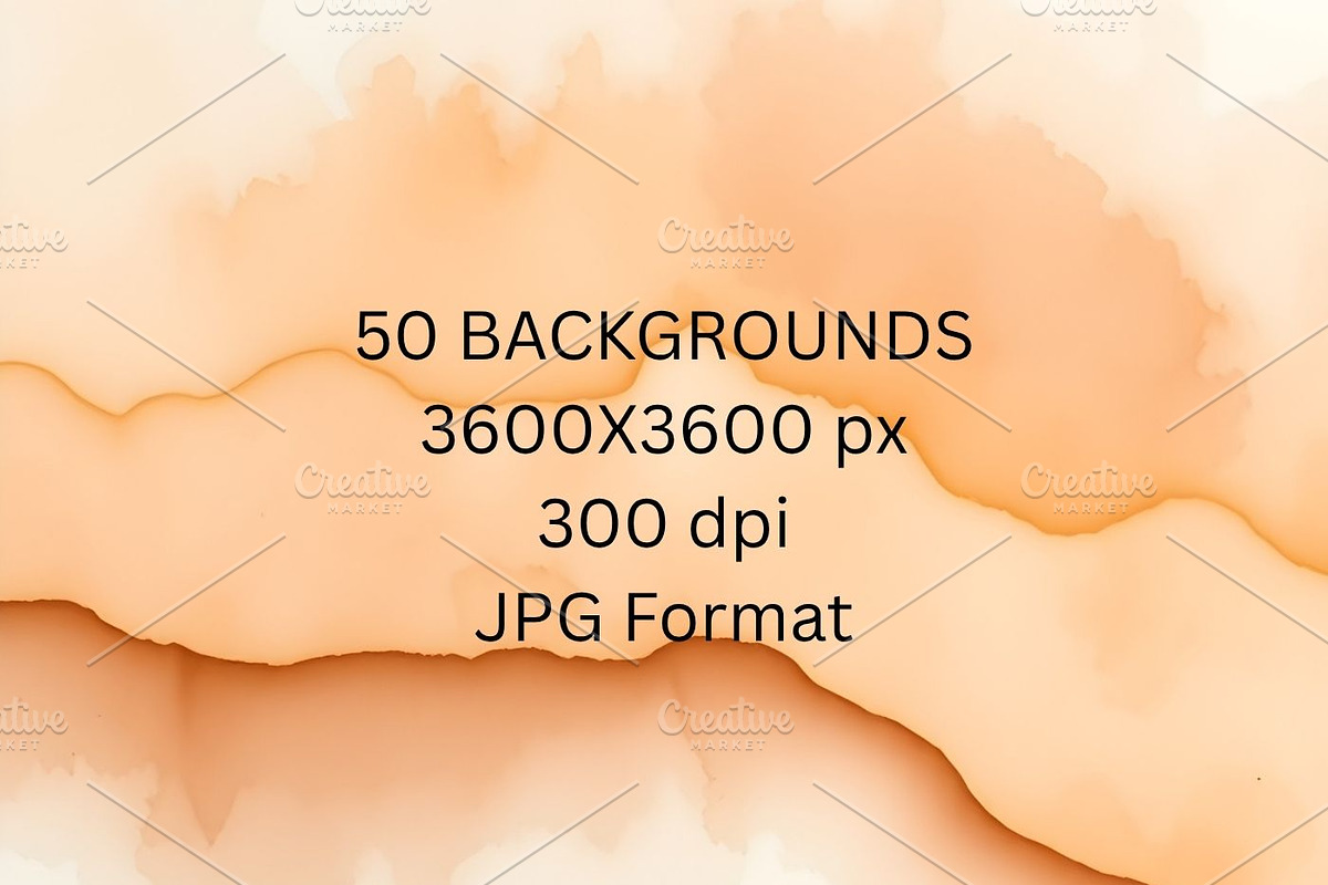 50 Watercolor Earth's Desert Layers, a Background Graphic by UniqueMe (Photo 14 of 14)