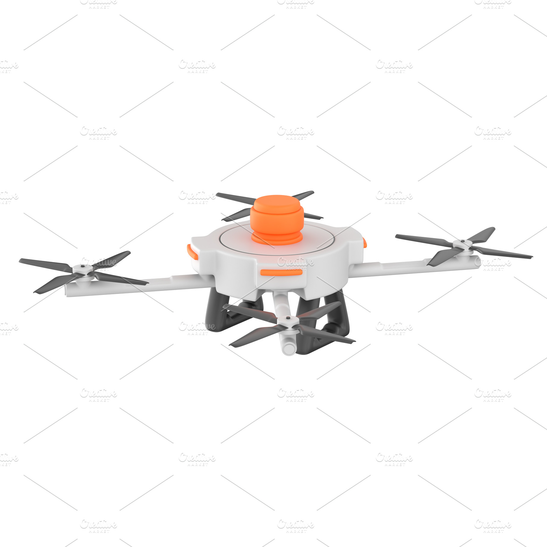 3D icon of an inspection drone, a Technology Photo by Artem Varnitsin