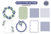 Watercolor Blueberry Clipart Bundle, an Illustration by TatiMockup (Thumbnail 3 of 4)
