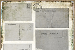 Vintage Office & Postcard Clipart