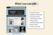 Squarespace Website template, a Squarespace Template by Ciel Lumiere (Thumbnail 4 of 11)
