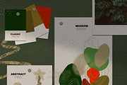 Modern Christmas Abstract Collection, a Texture Illustration by Cat In Colour (Thumbnail 2 of 10)