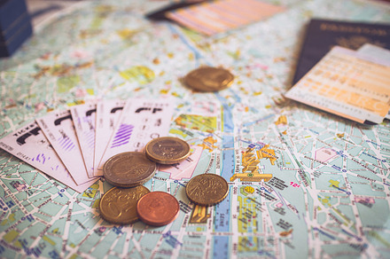 European Currency on Map