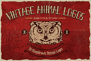 50 Vintage Animal Logo, a Branding & Logo Template by TSV Creative (Thumbnail 1 of 10)
