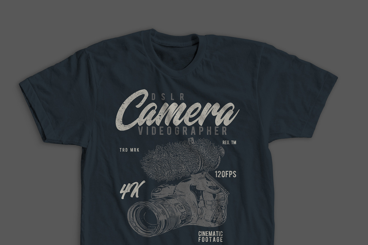 100 Retro Vintage T-Shirt Designs 2, an Illustration by CJR Designs (Photo 7 of 34)