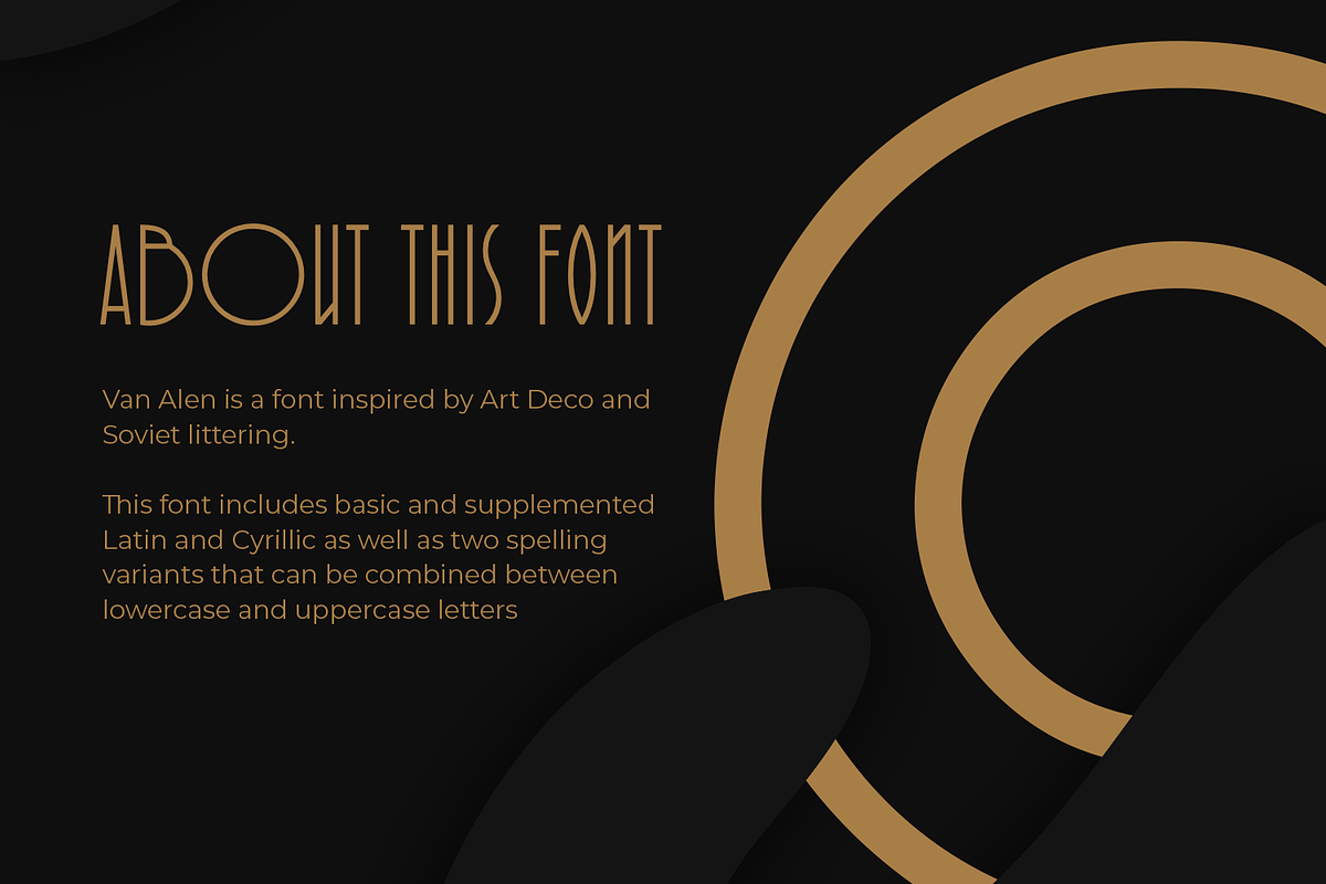 Van Alen - font, a Font by Aniad_ (Photo 2 of 5)