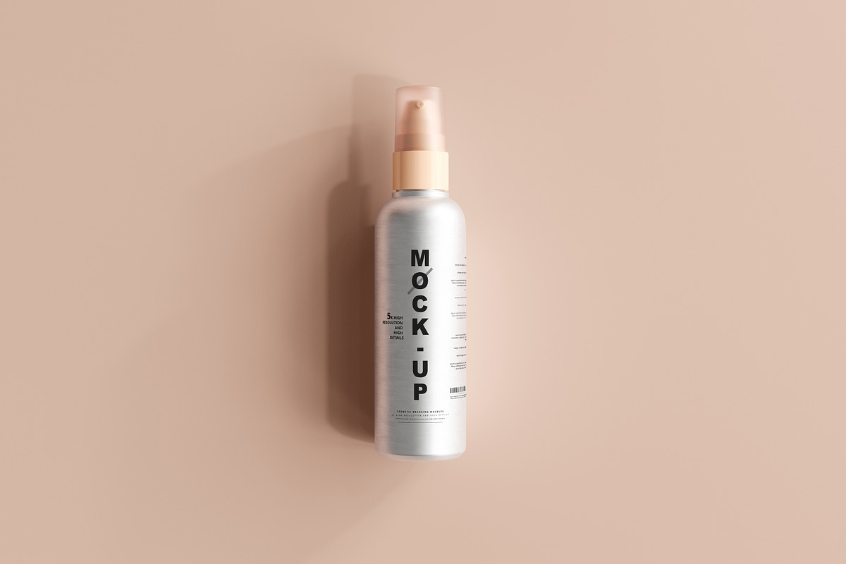 Aluminum Cosmetic Mockup Bundle, a Cups & Container Mockup by pmvch (Photo 48 of 206)