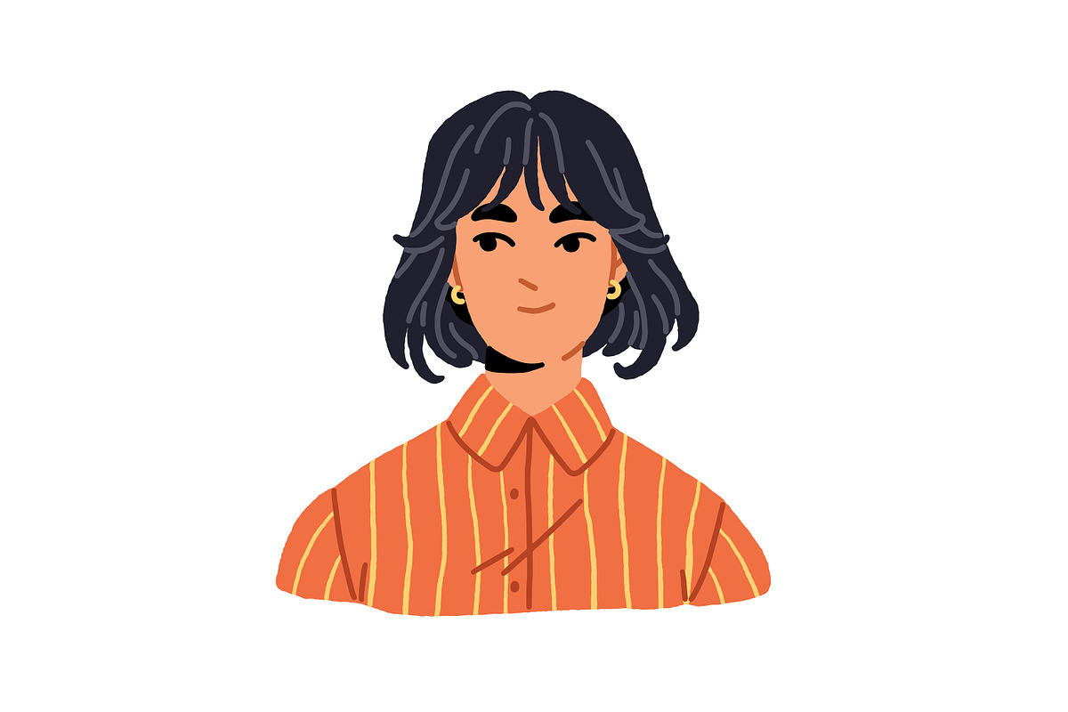Diverse young women avatars set, a Person Illustration by PaperTrident (Photo 10 of 15)