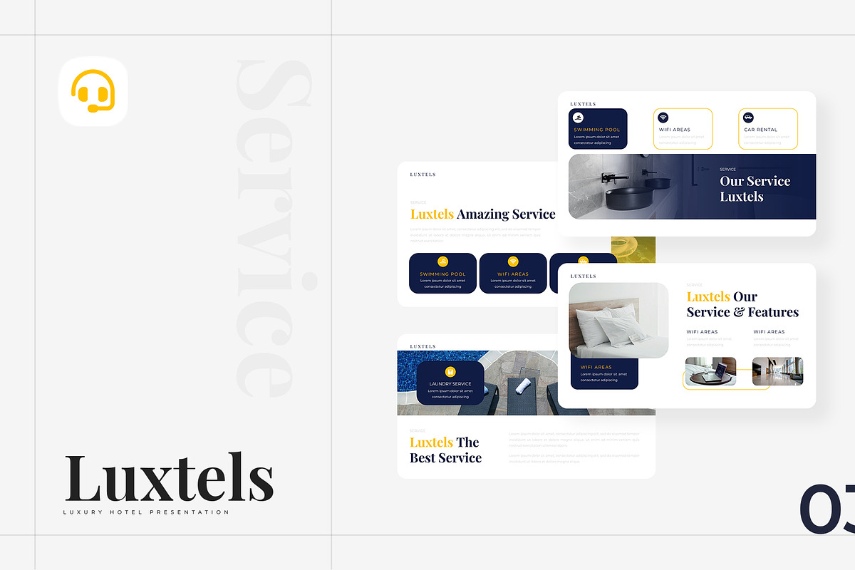 Luxtels – Hotel Google Slides, a Presentation Template by Ermedia Studio (Photo 4 of 8)