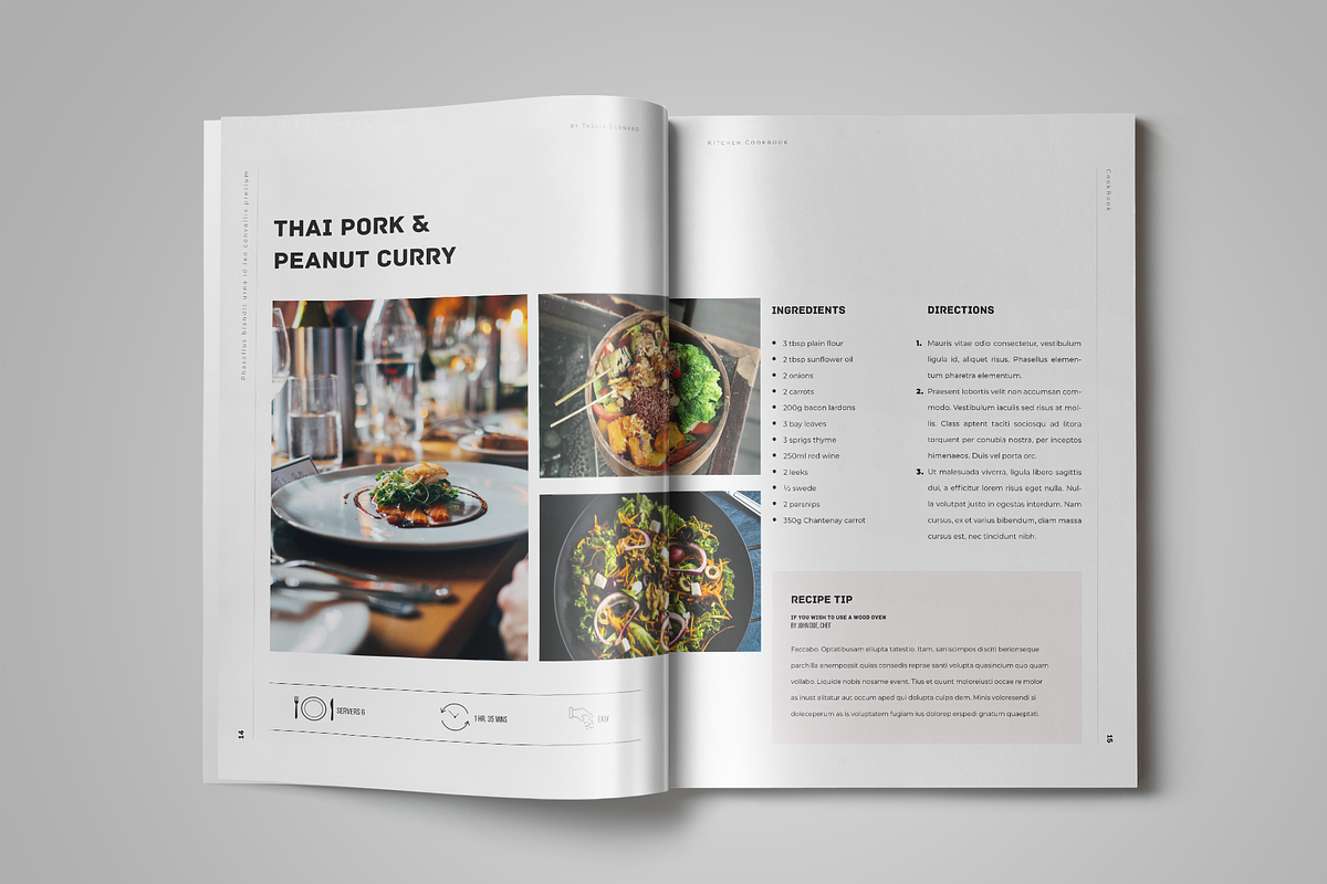 Cookbook / Recipe Book, a Templates & Theme by StockInDesign (Photo 8 of 10)