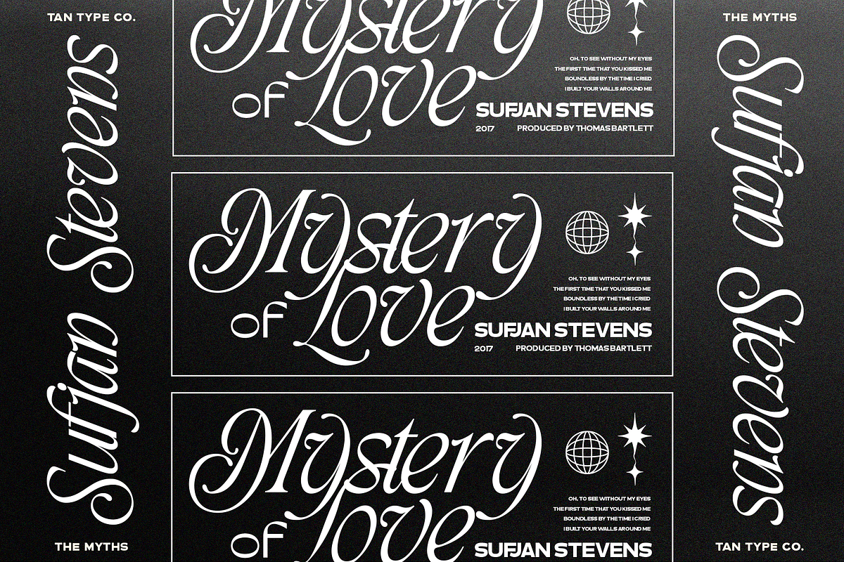 TAN - THE MYTHS, a Font by TanType (Photo 8 of 16)