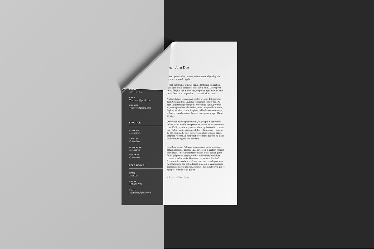 Resume/CV 2 pages - John, a Resume Template by OpulentStu (Photo 3 of 4)