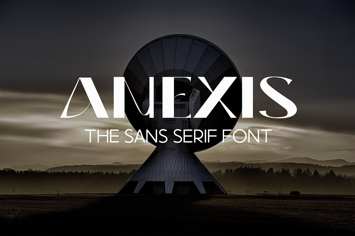 Anexis - Sans Serif Font, a Sans Serif Font by ivan_artnivora (Photo 1 of 5)