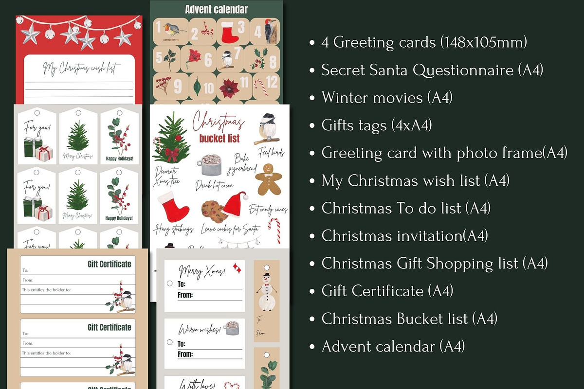Christmas Canva Template, a Stationery Template by Visual Animal (Photo 5 of 9)