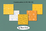 Back To School Doodles With Bows, an Education Illustration by Decor Lines (Thumbnail 13 of 16)