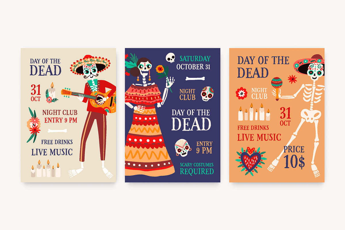 Day of the dead bundle, a Seasonal Illustration by Good Studio (Photo 4 of 13)