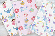 Watercolor Fairies and Unicorns, an Animal Illustration by Pretty light (Thumbnail 3 of 4)