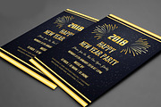 Happy New Year 2018 Invitations, a Card Template by Madhabi Studio (Thumbnail 4 of 5)