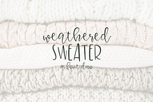 Weatherd Sweater - A Font Duo