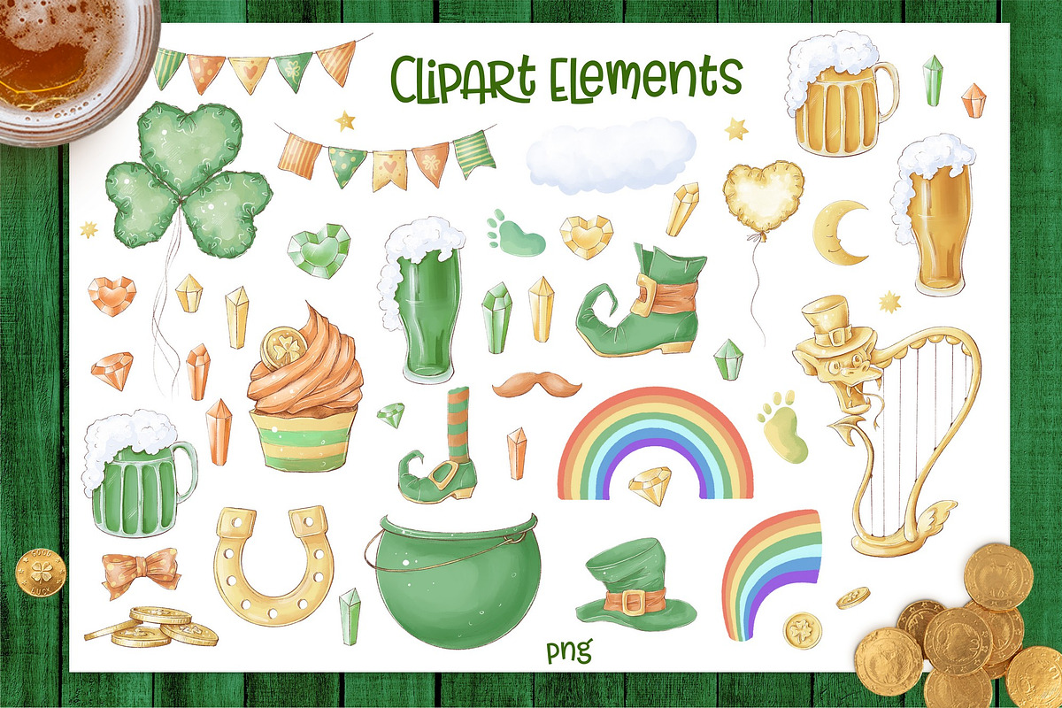 Gnome St. Patrick's Day, an Illustration by Yuliya Art (Photo 6 of 6)