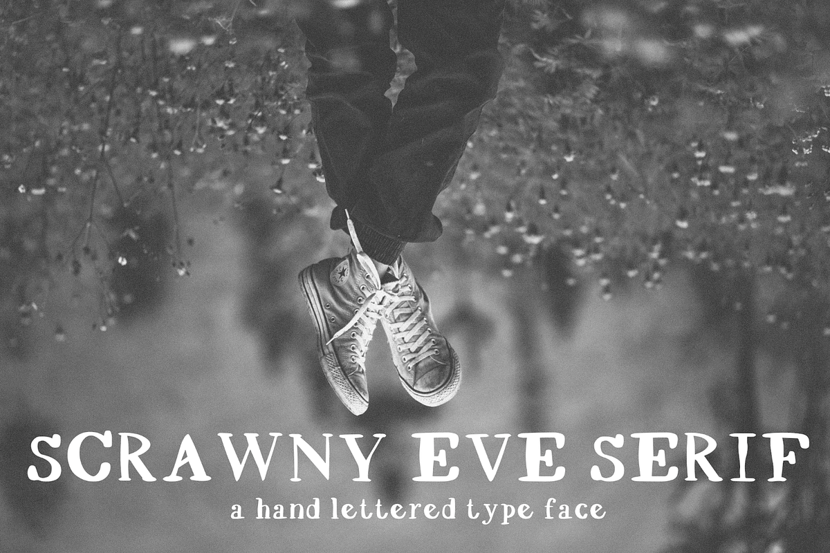 SCRAWNY EVE Hand Drawn Serif