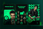 Music Vibes Instagram Kit, a Templates & Theme by Sooni Gaad (Thumbnail 6 of 10)