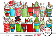 Christmas Latte Clipart - Coffee PNG, a Food Illustration by SLS Lines (Thumbnail 5 of 6)