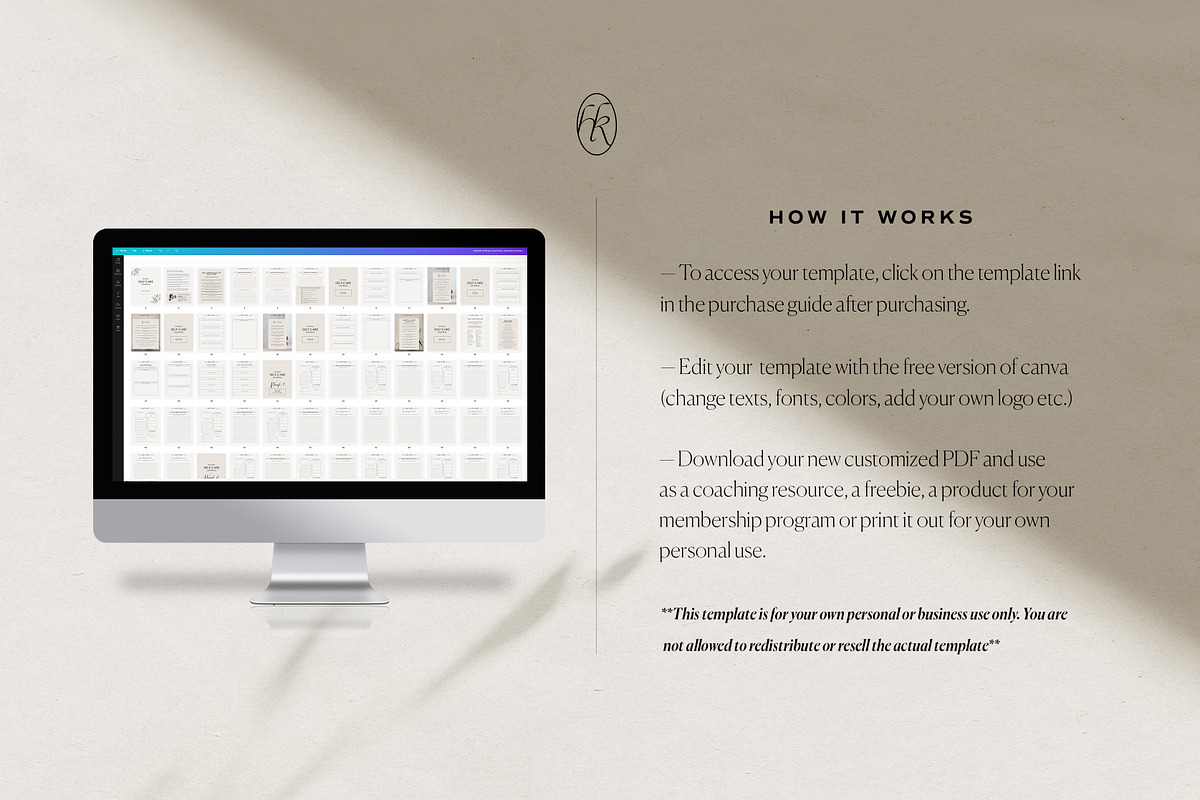 Self-care Journal Canva Template, a Presentation Template by HelloKarla (Photo 5 of 6)