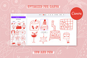 Doodles of Christmas - vector, a Seasonal Illustration by Valerie (Thumbnail 10 of 11)