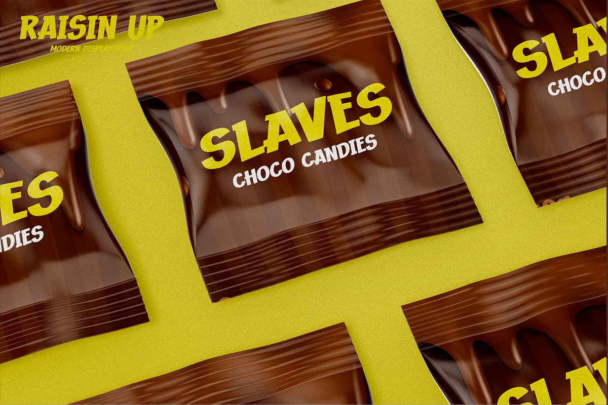 RAISIN UP - Modern Display Font, a Font by Gassstype (Photo 6 of 8)