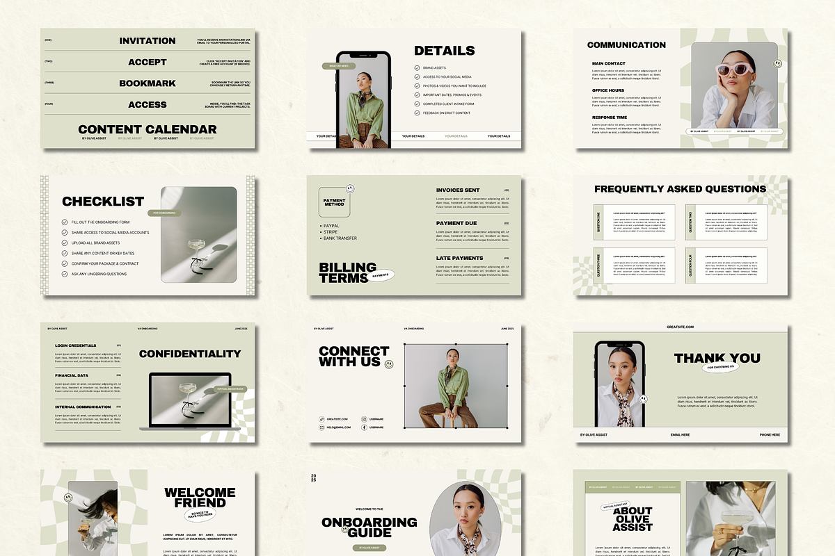 Virtual Assistant Onboarding Kit, a Presentation Template by Branding Babe Co. (Photo 6 of 10)