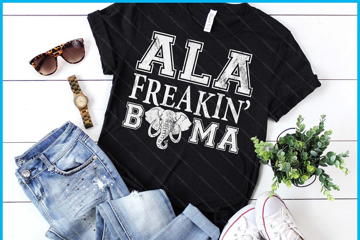 Retro Bama Vintage Alabama Ala SVG, a Graphic by Creativeusart (Photo 1 of 4)