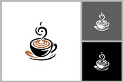 Coffee Cup Logo with Steam Swirl, a Branding & Logo Template by quadrazo (Thumbnail 2 of 2)