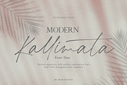 Modern Kallimata, a Script Font by Ardyanatypes (Thumbnail 1 of 13)
