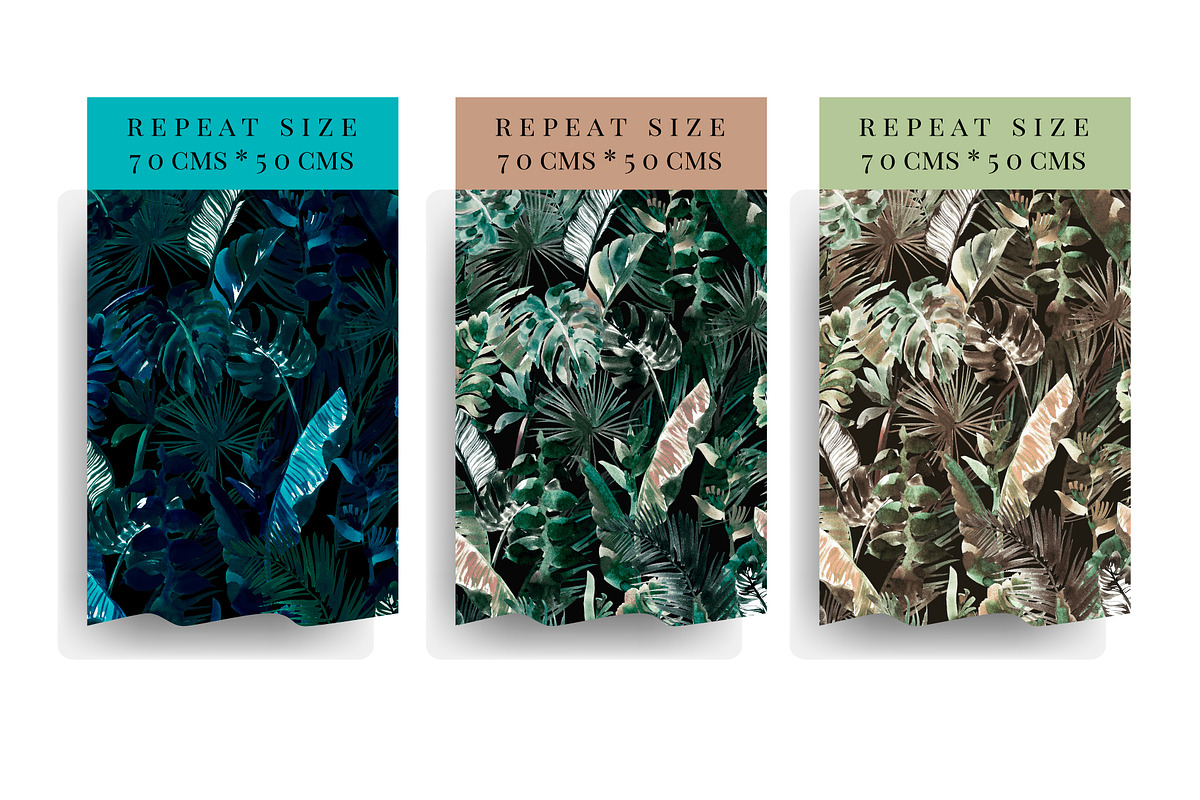 Tropical midnight patterns & motifs, a Pattern Graphic by Ivchenko design (Photo 3 of 8)