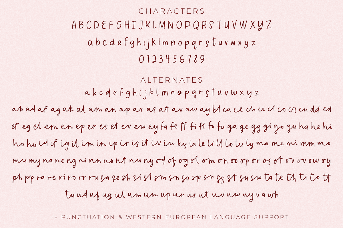 Evermore Script Font, a Handwritten Font by Beck McCormick (Photo 10 of 10)