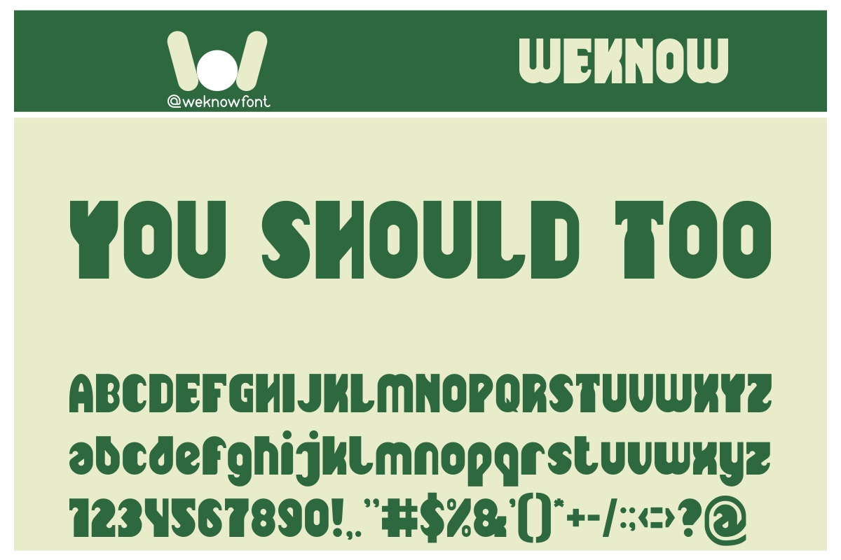 One Thousand font, a Font by weknow (Photo 4 of 9)