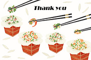 Fried Rice Watercolor Recipe Set, a Food Illustration by Sunshine Art (Thumbnail 13 of 13)
