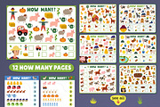 Farm Activity Pages for Kids, an Education Illustration by Gulnara Sabirova (Thumbnail 9 of 19)