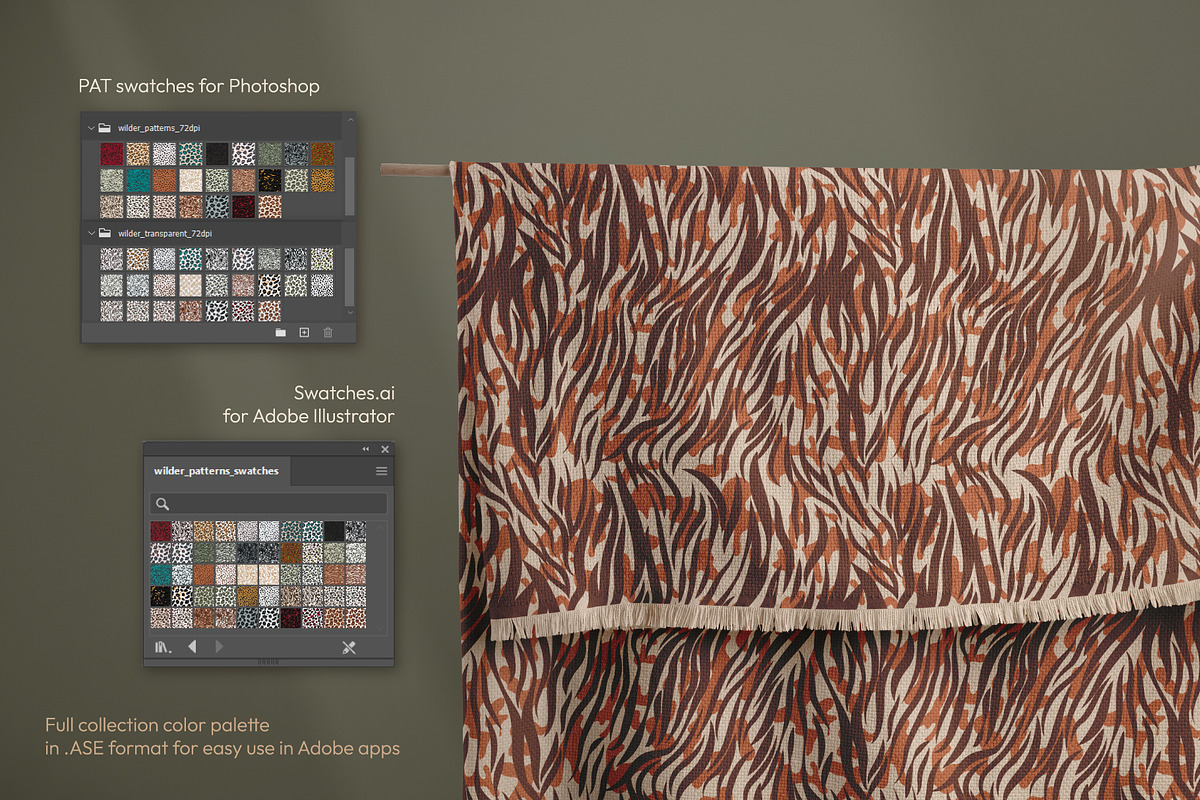 Wilder Patterns: 25 Animal Prints, a Pattern Graphic by IuliiaSavko (Photo 7 of 17)