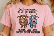 Funny Cow Partners In Crime PNG, an Object Illustration by DreamCafeArt (Thumbnail 5 of 6)