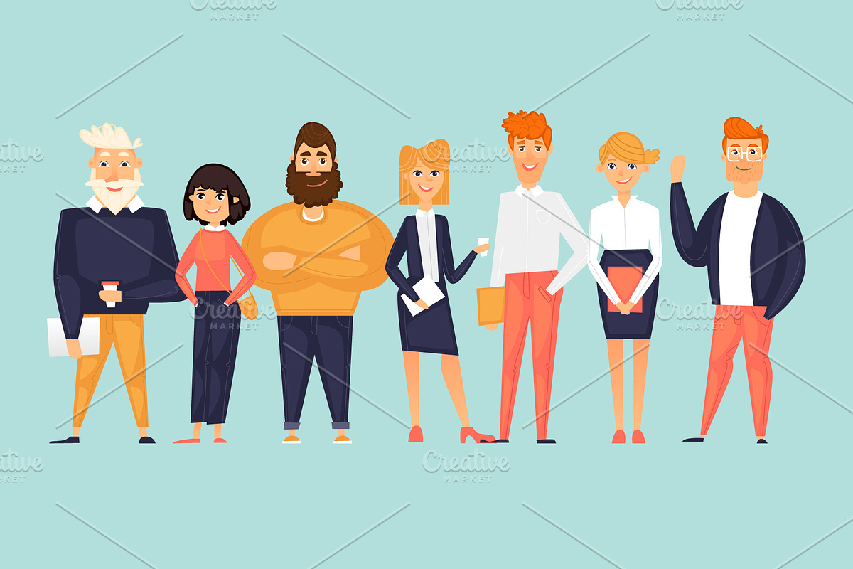 Business characters, a Person Illustration by Podis (Photo 3 of 5)
