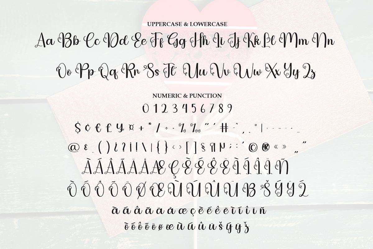 Vintage Valentine | Script Font, a Handwritten Font by Scratchones (Photo 7 of 9)