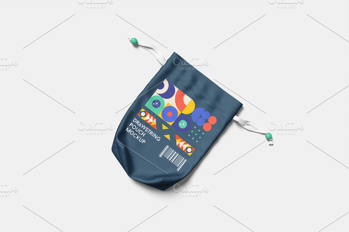 Drawstring Pouch Mockup, a Packaging Mockup by Hazzpro_Std (Photo 3 of 5)